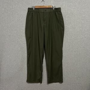 Harry Brown London Pants Mens 38R Bamboo Viscose Blend Stretch Elastic Waist